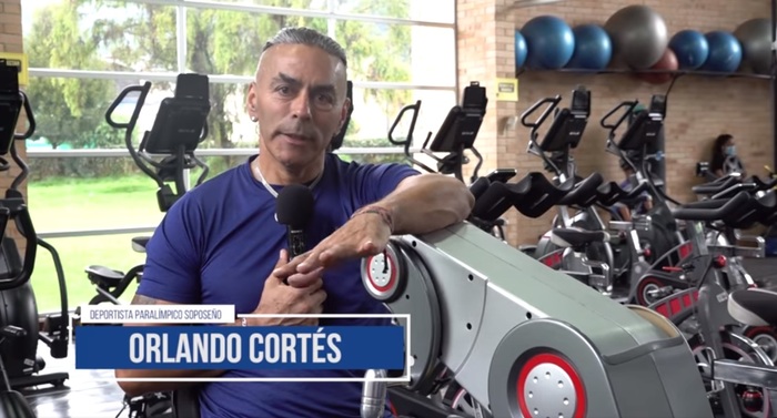 Orlando Cortés Perdigón, deportista de Paracycling